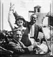 mit Mary Pickford und Douglas Fairbanks